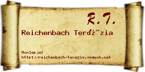 Reichenbach Terézia névjegykártya