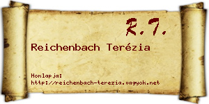Reichenbach Terézia névjegykártya
