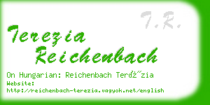 terezia reichenbach business card